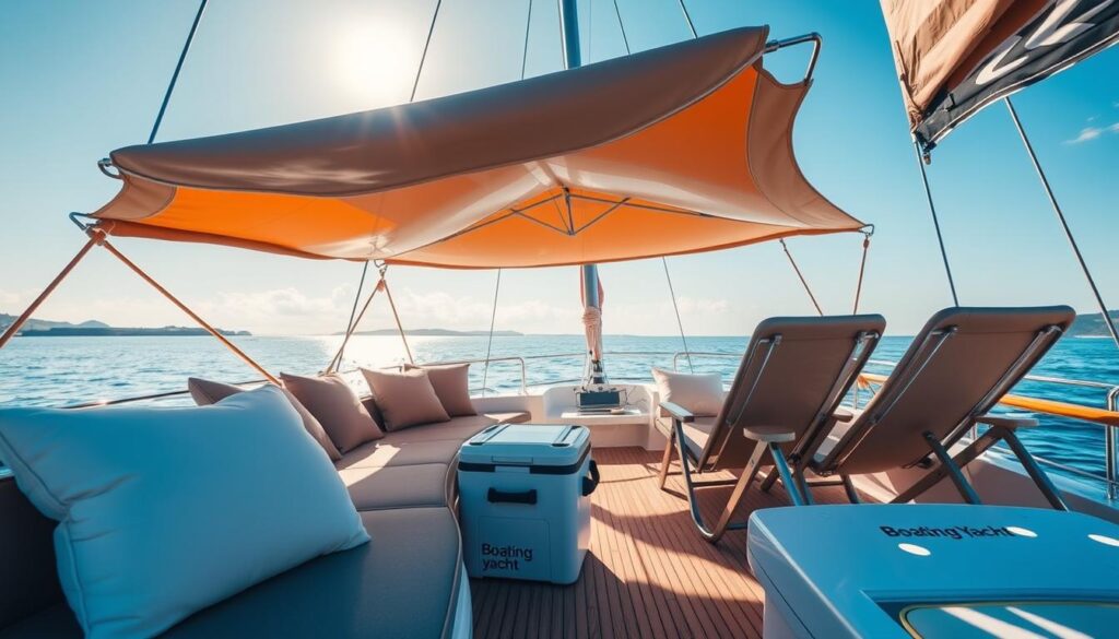 Boat comfort accessories for a great sailing experience