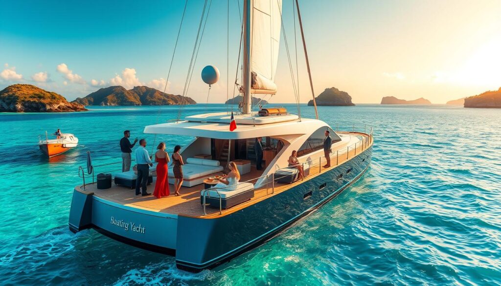 Luxury yacht charter experience with dedicated crew