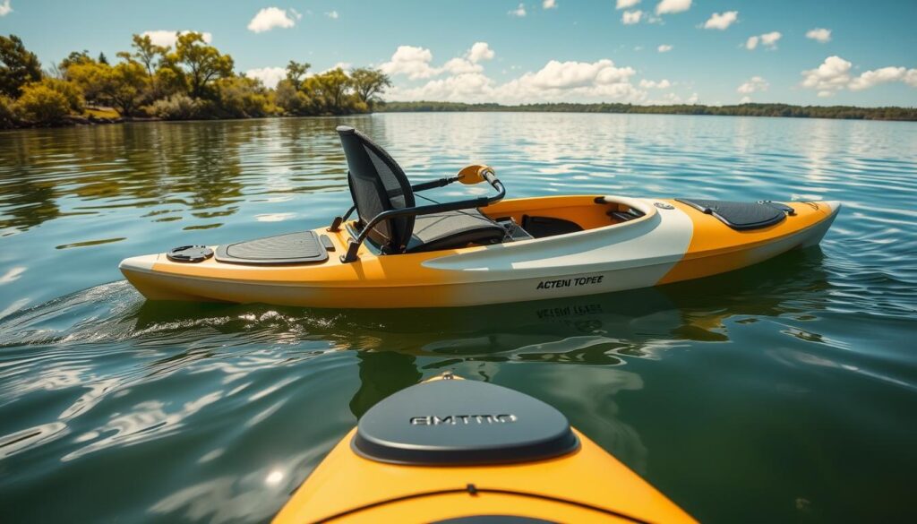 Pedal kayak features