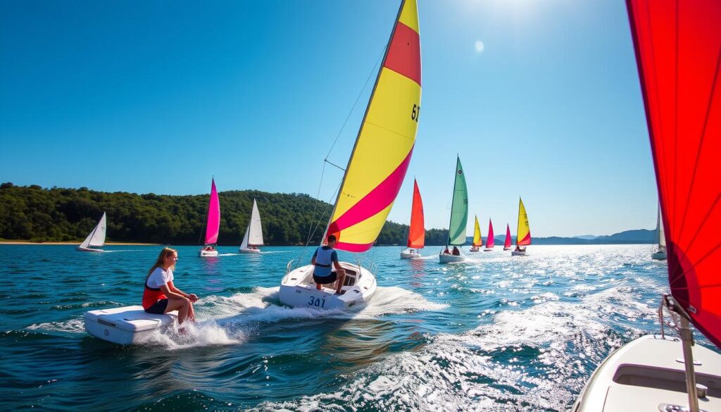 Youth Sailing at Pelican Lake