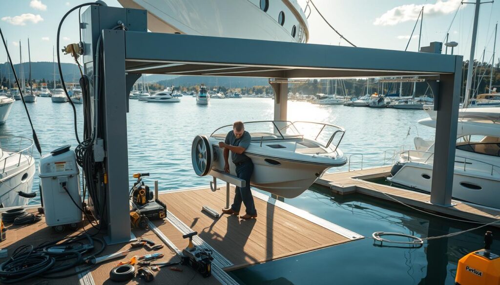 boat lift maintenance