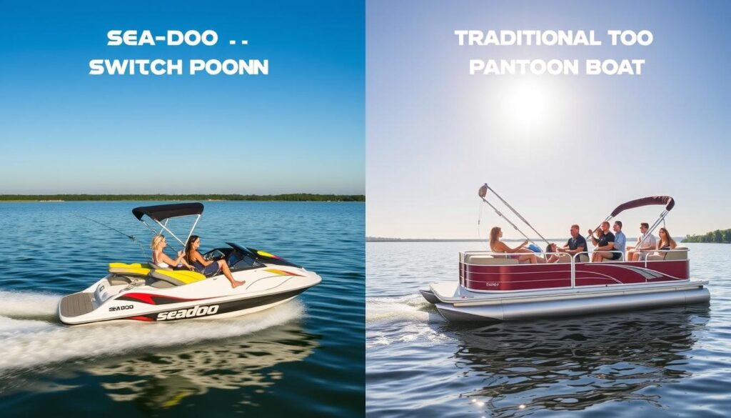 Sea doo switch pontoon comparison